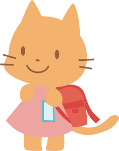 Kitty goes to school