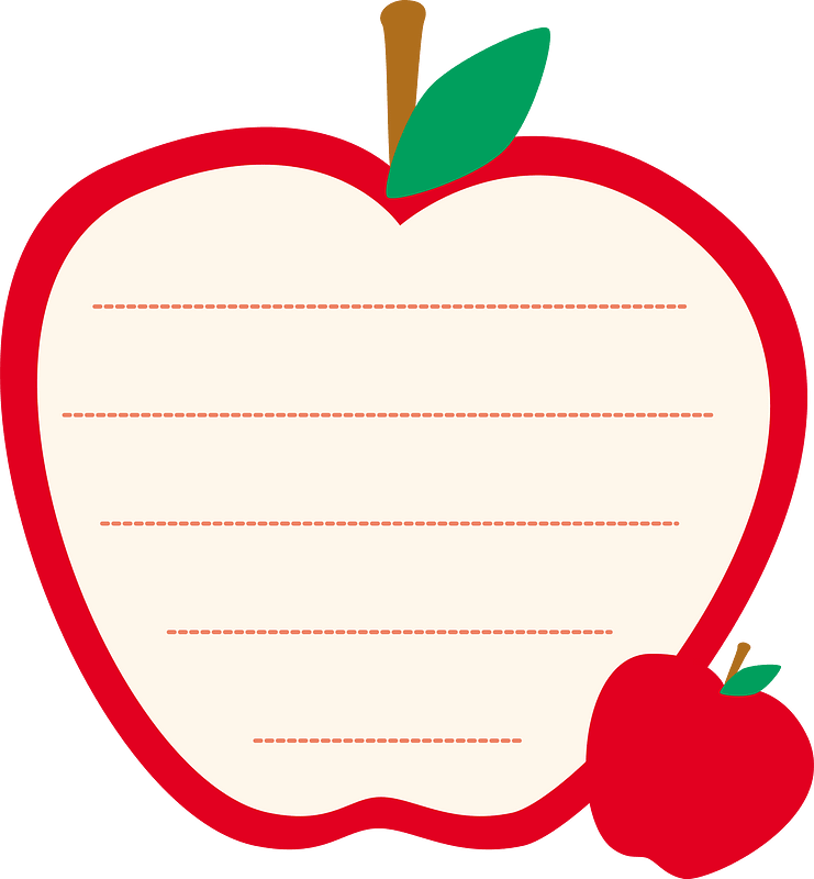 Apple line frame