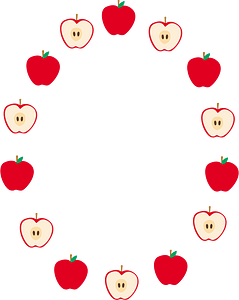 Apple line frame