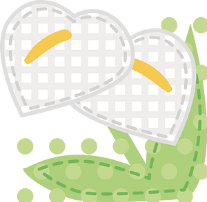 Applique anthurium