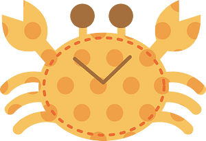 Applique crab