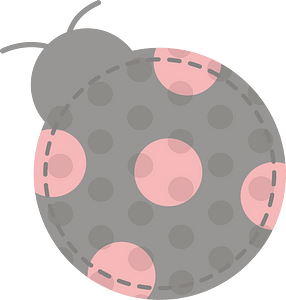 Applique ladybug