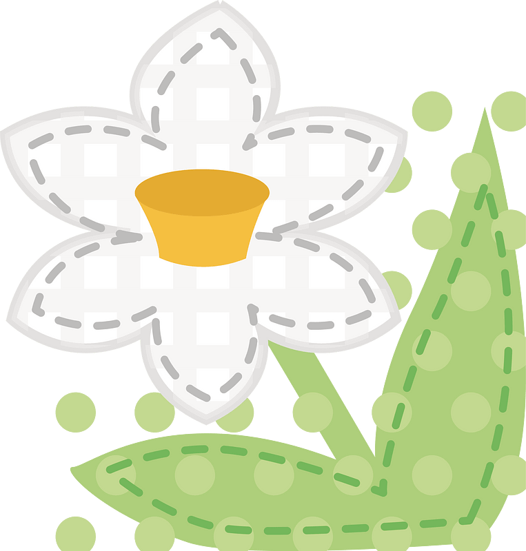 Applique narcissus