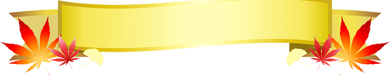 Autumn gold ribbon