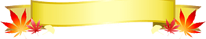 Autumn gold ribbon