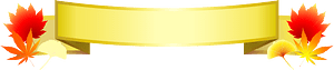 Autumn gold ribbon