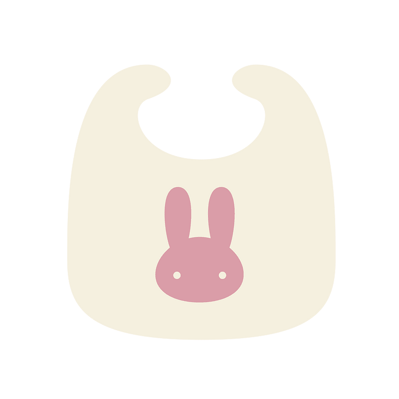 Baby bib icon