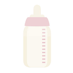Baby bottle icon