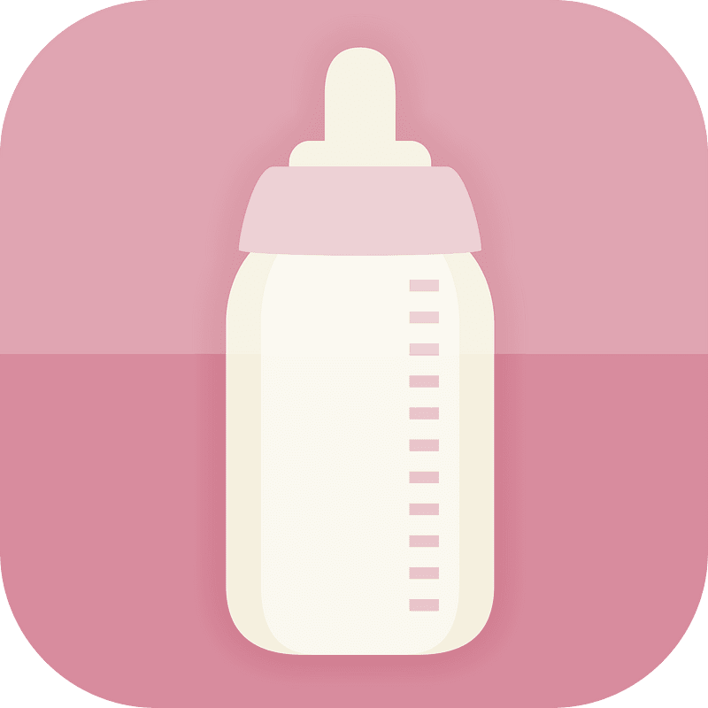 Baby bottle icon