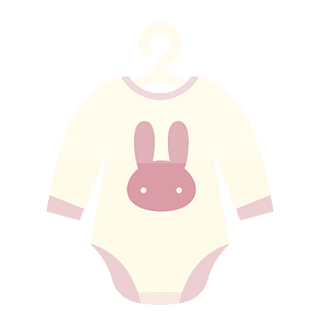 Baby clothes icon