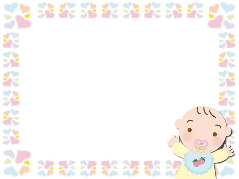 Baby heart frame