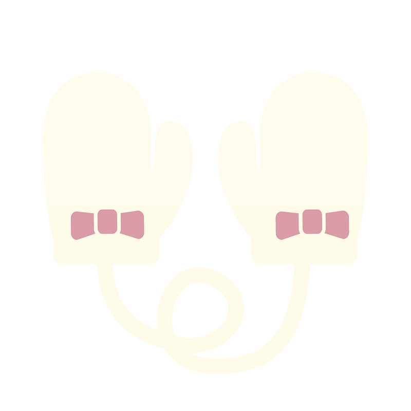 Baby mitten icon