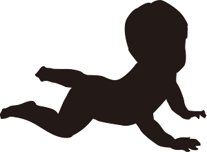 Baby silhouette