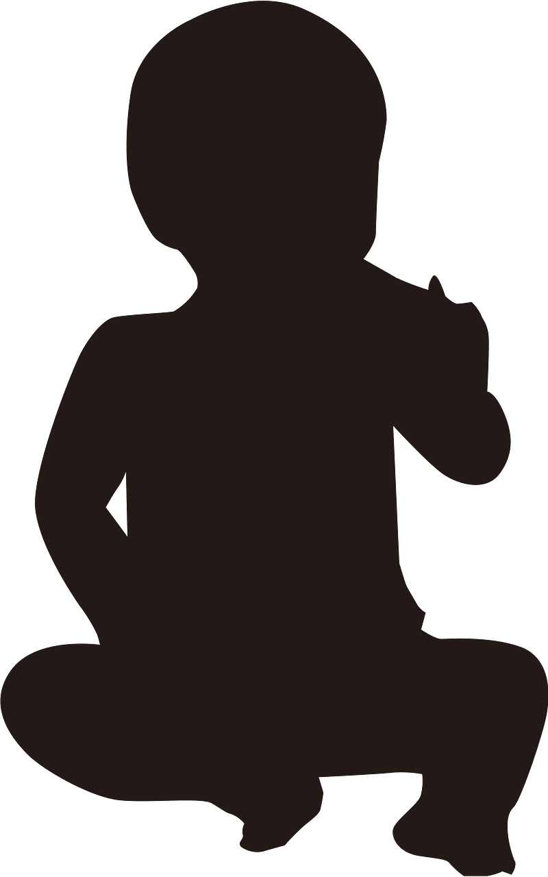 Baby silhouette