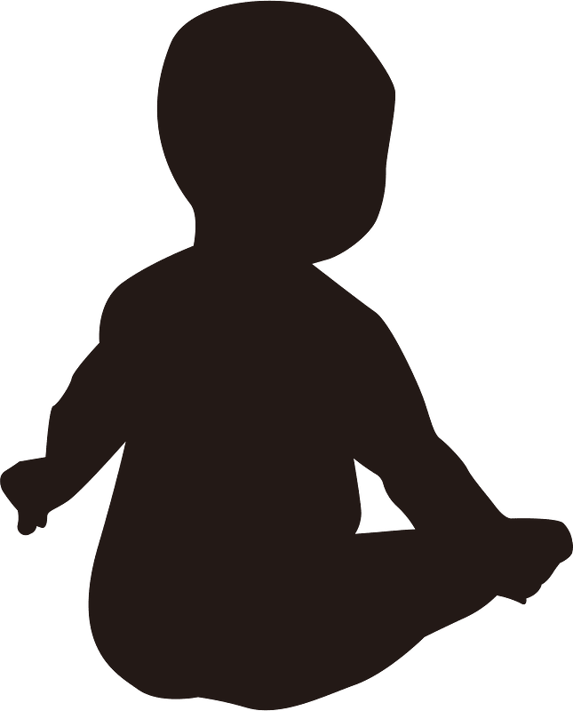 Baby silhouette