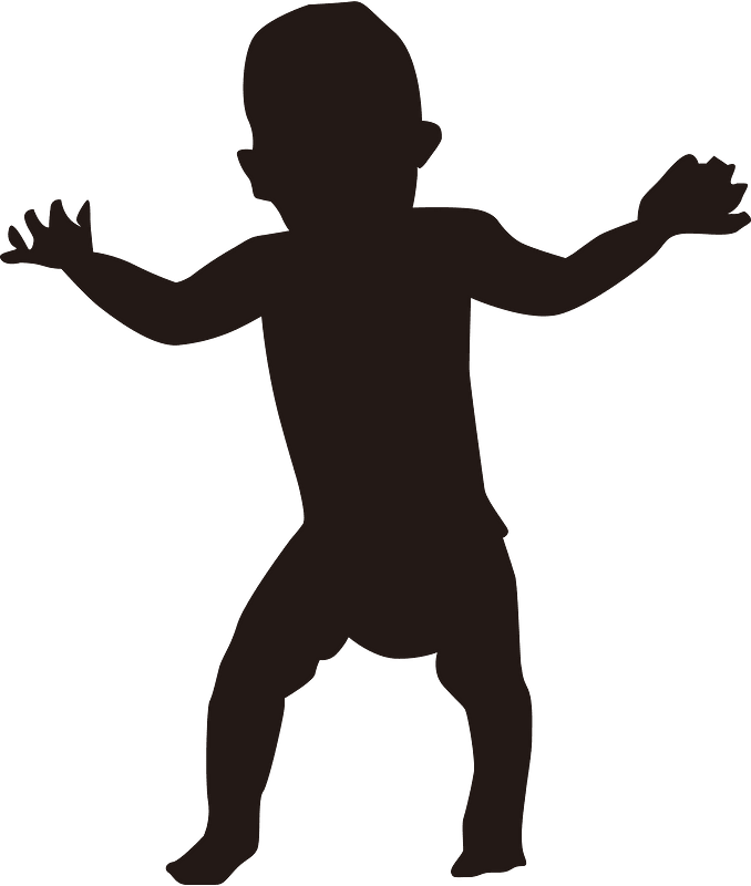 Baby silhouette