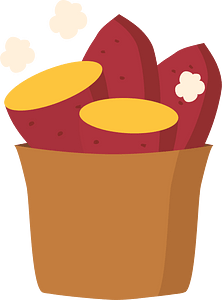 Baked sweet potato