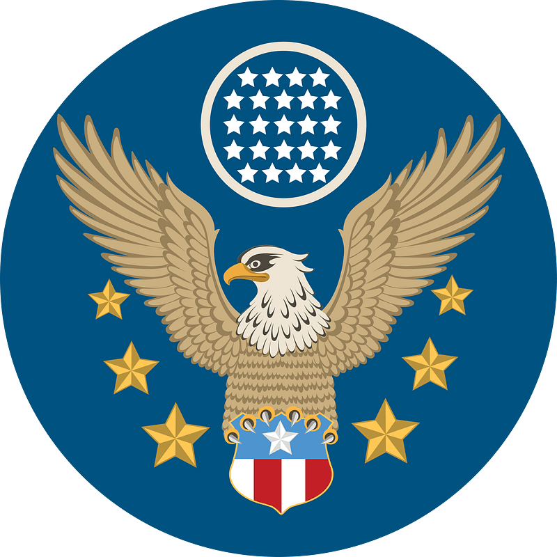 Bald eagle coat of arms