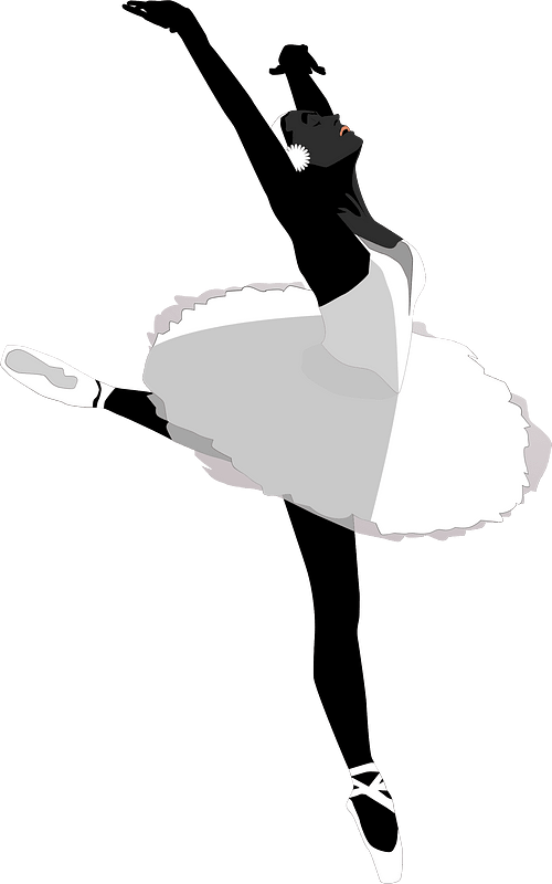 Ballerina dancing