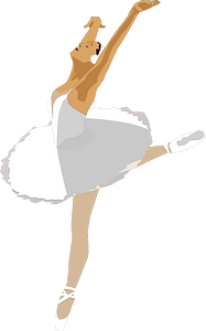 Ballerina dancing