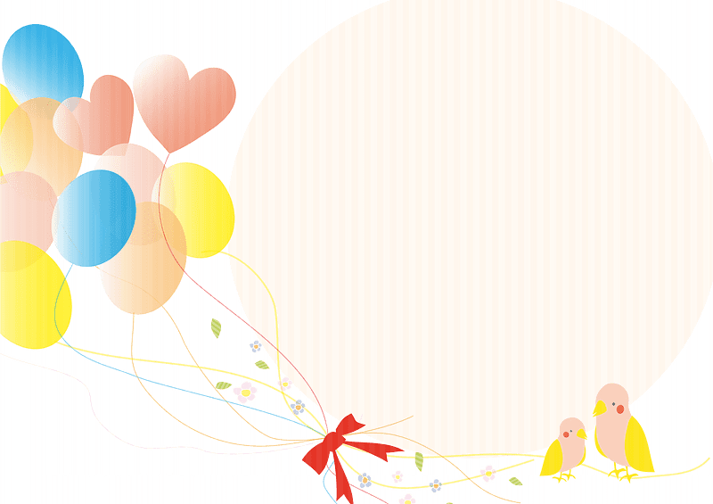 Balloon message card
