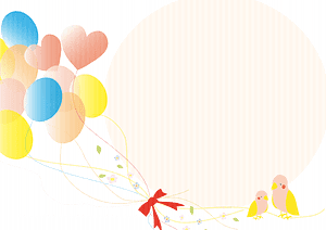 Balloon message card
