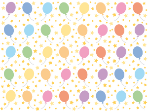Balloons amd stars background