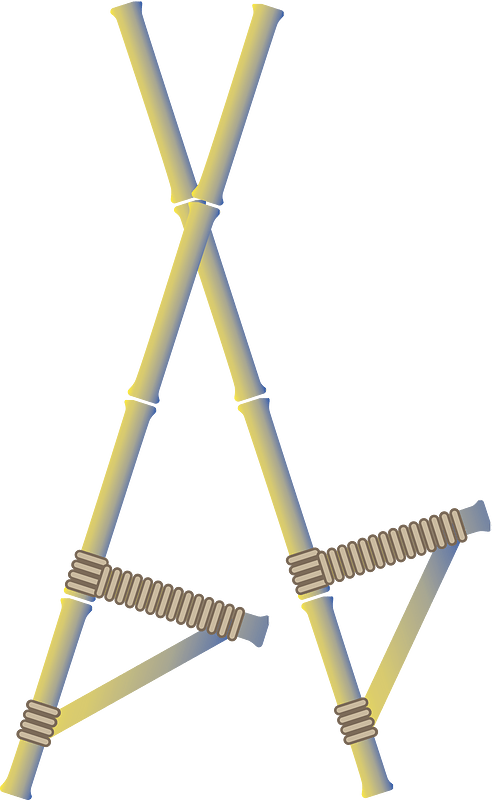 Bamboo stilts