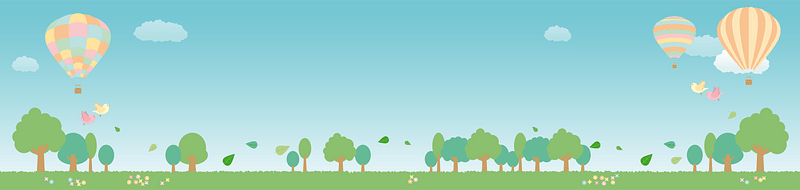 Banner hot air balloon