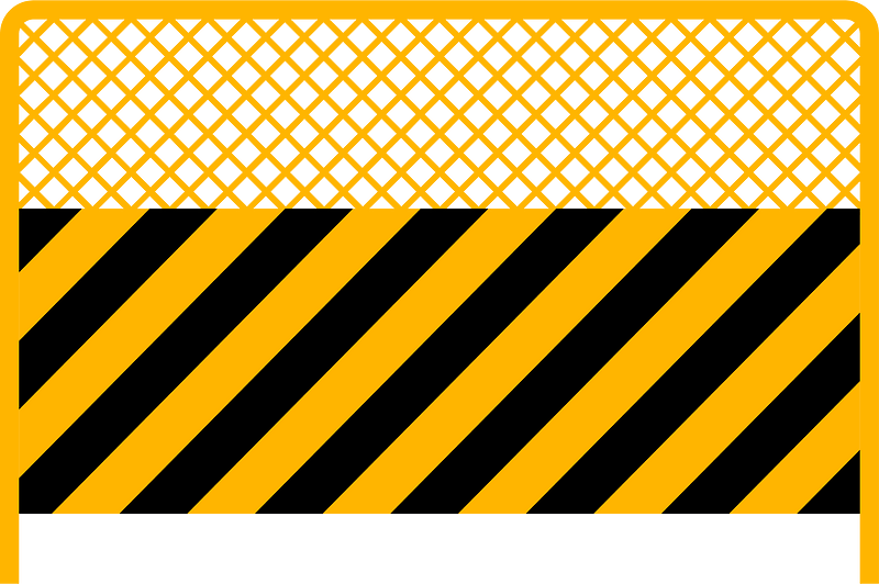Barricade fence construction