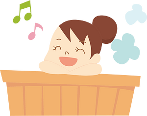 Bathing woman
