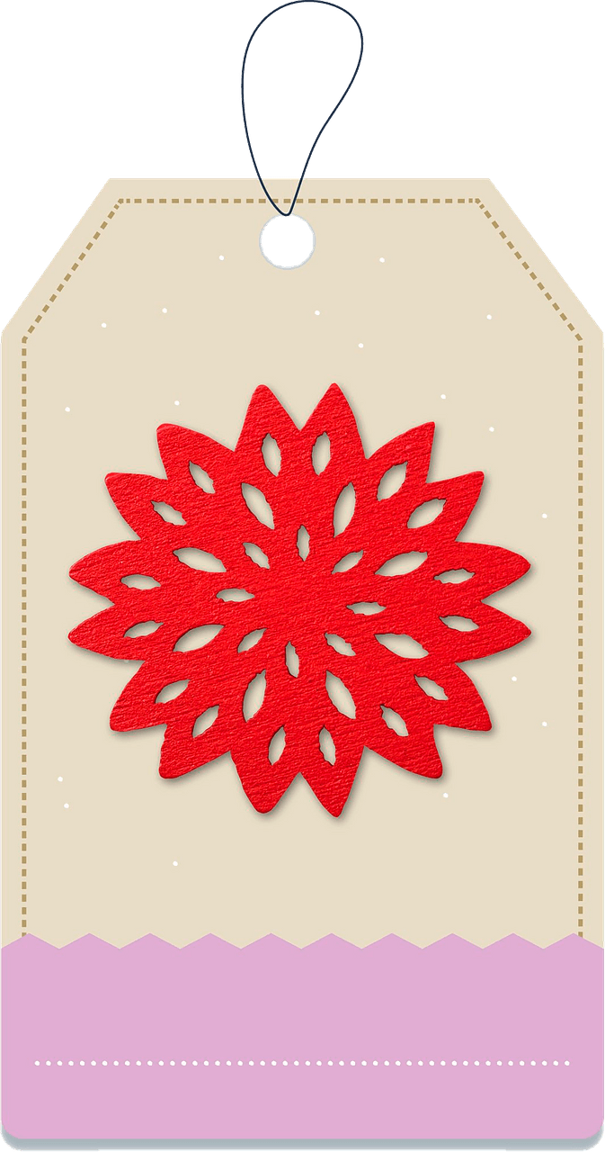 Christmas gift tag