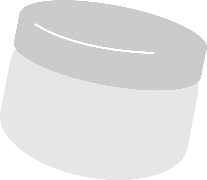 Hair cream bottle
