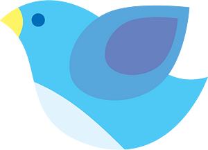 Bird blue
