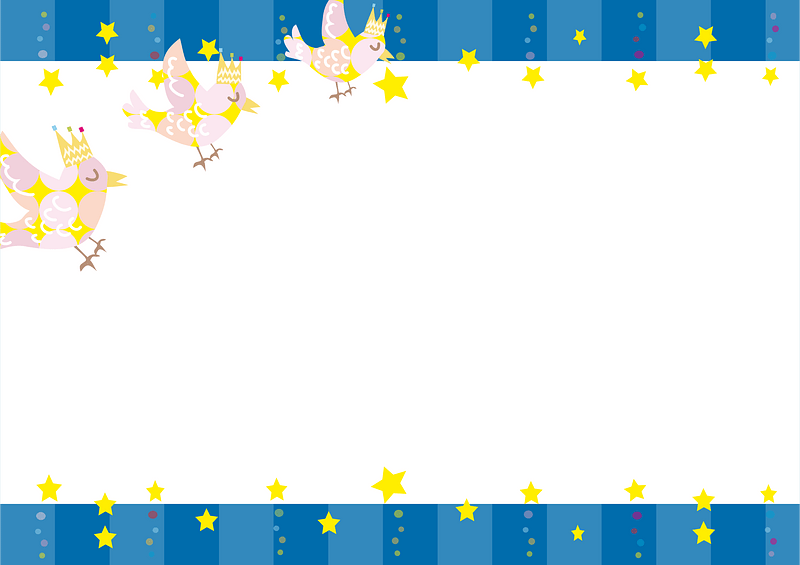 Birds stars frame