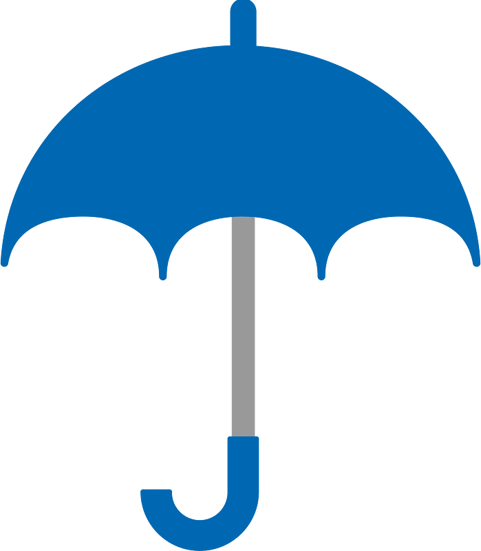 Blue umbrella