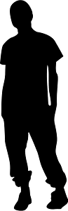 Boy silhouette