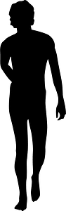 Boy silhouette