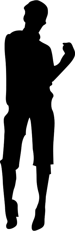 Boy silhouette