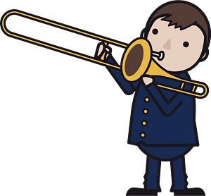 Boy with trombone
