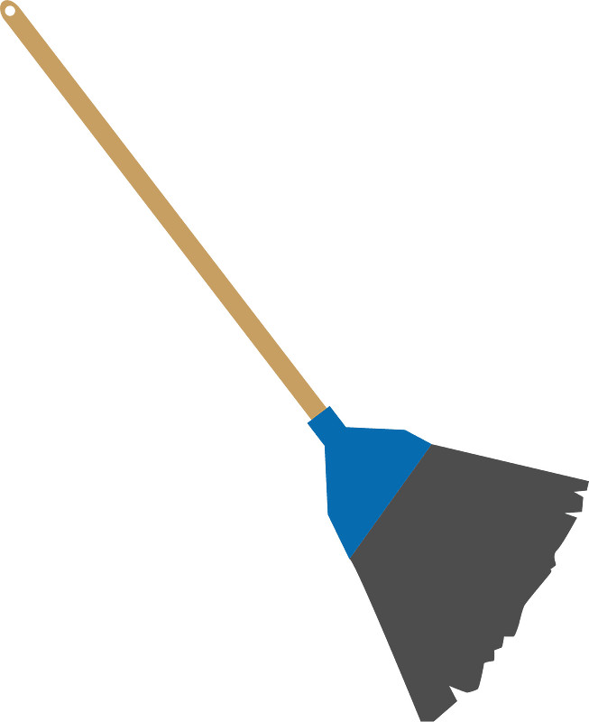 Broom cleaning
