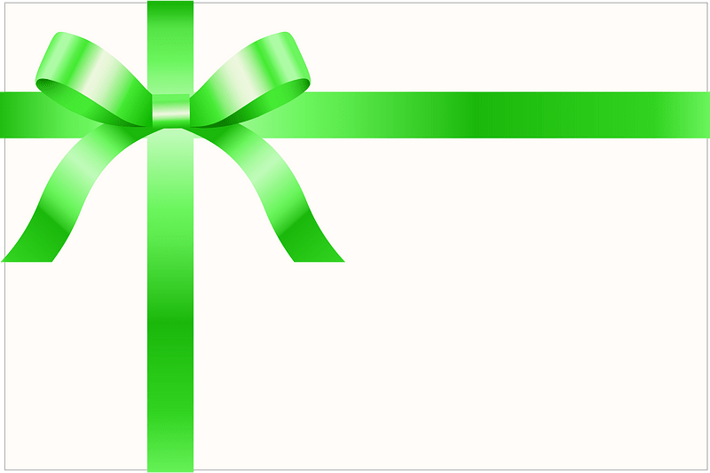 Butterfly ribbon wrapping
