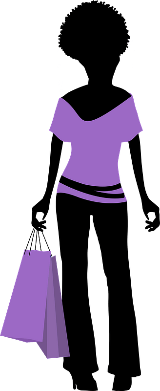 Fashion shopping woman