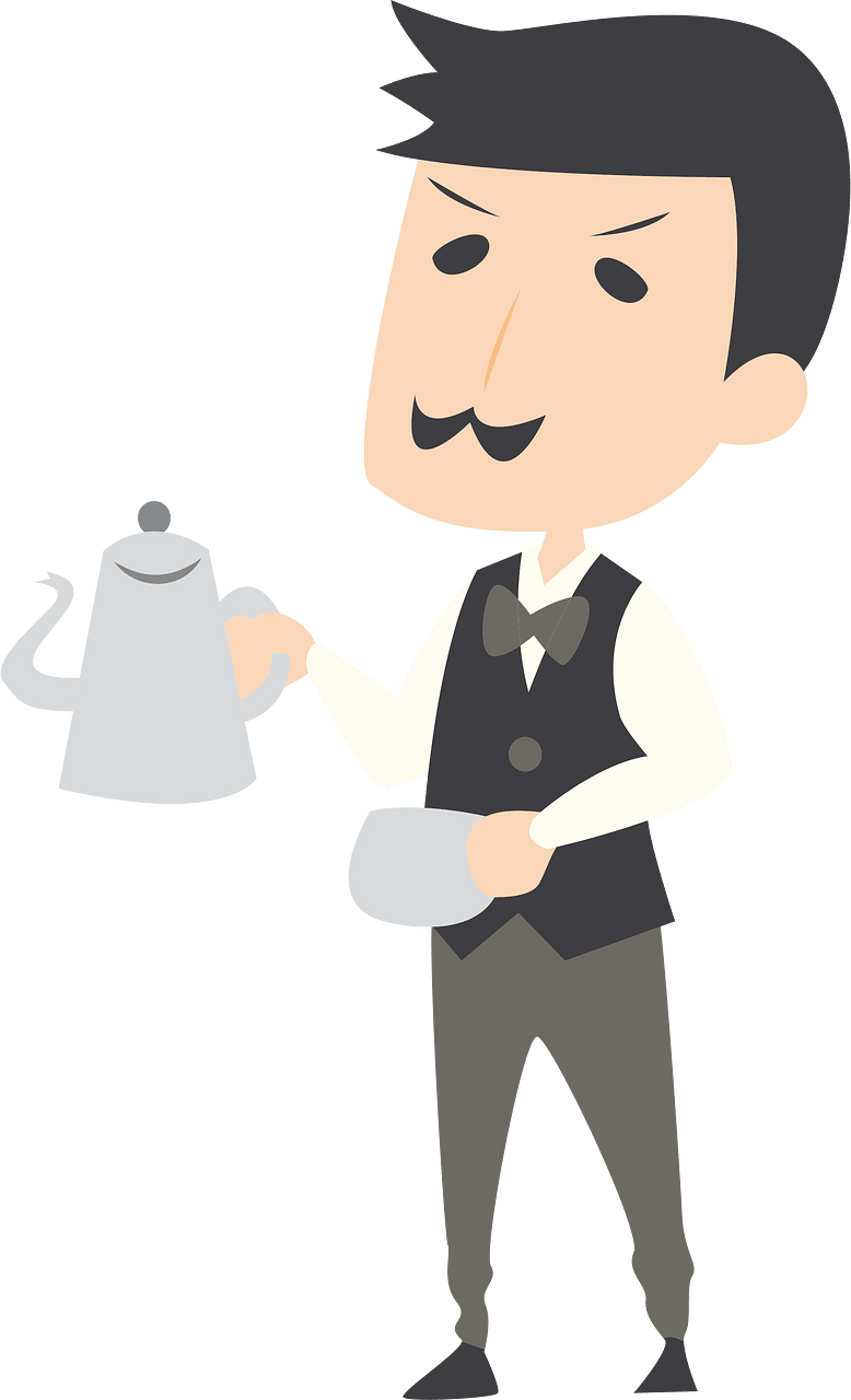 Cafe waiter