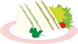 Sandwiches on a plate