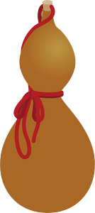 Calabash bottle gourd