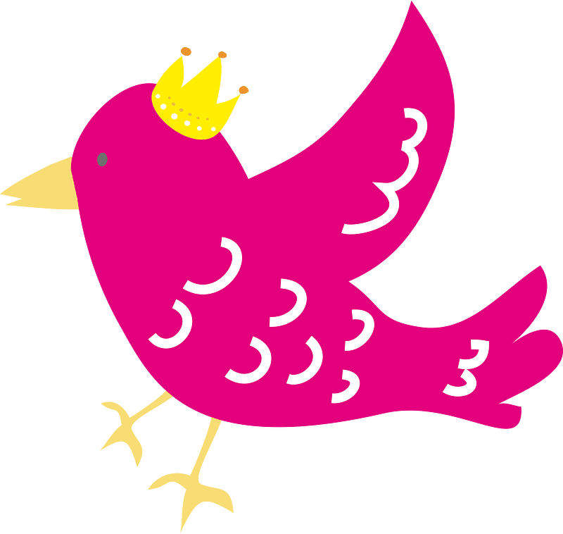 Bird with crown