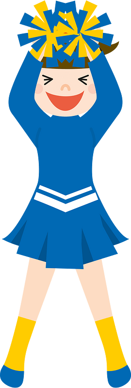 Cheerleading cheerleader - Free vector clipart images on creazilla.com