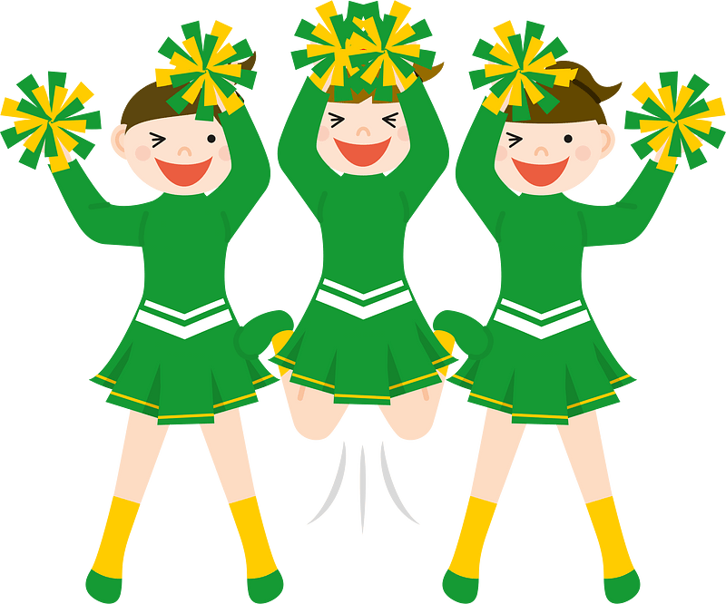 Cheerleading cheerleader - Free vector clipart images on creazilla.com