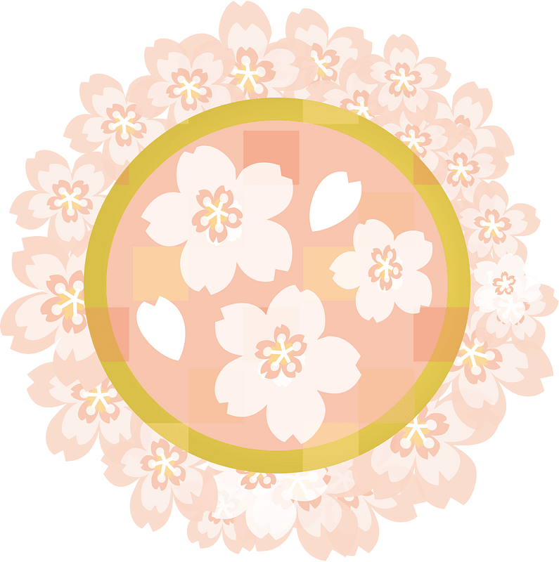 Cherry blossoms decoration